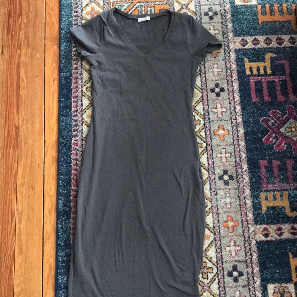 Grey T-shirt dress